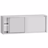 Armoire murale en acier inoxydable ECO - 2000x400mm - avec portes coulissantes - 650mm de haut