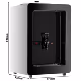 Riscaldatore per latte PREMIUM - Digitale - 10L - 1,8kW - Nero - con rubinetto - Temperatura: 0°C-85°C