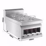 Cuisinière à gaz Künefe - 11 kW - 4 brûleurs
