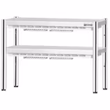 Commercial Heated Gantry PREMIUM with 2 Ceramic Heaters - 1000x370mm - 2x 700W - 2 Tier - height-adjustable