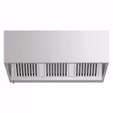 Commercial Wall-Mounted Extractor Hood – 1600mm – Baffle Filters & LED Lighting