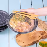 (300 pieces) Reusable lid - polypropylene - round - Ø 215mm - transparent - for MS1000RGBS