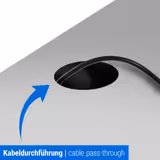Kaffeesatzschublade - Doppelt - 820x510x115mm - mit Abklopfer - Silber