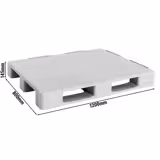 (12 pcs) - EPAL Euro Pallet - Plastic - Load Capacity: 4000 kg - Grey