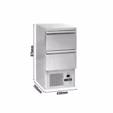 Koelwerkbank ECO - 450x700mm - met 2 laden