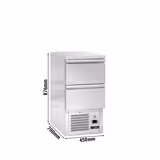 Tavolo refrigerato ECO - 450x700mm - Statica - con 2 cassetti