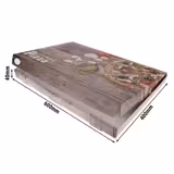 (100 pcs) Pizza Box for Calzone - HAPPY PIZZA - 40.0x60.0x4.0cm