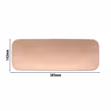 (2 pcs) SELTMANN WEIDEN | Rectangular Coupe Plate – Flat – Porcelain – 350×200 mm – Dusty Pink