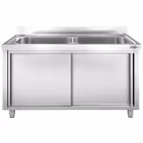 Evier à casseroles - 2000x700mm - avec 2 bacs