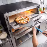 Sähköinen pizza-uuni - 6 + 6 x 35 cm (leveä) - Käsikäyttöinen