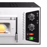 Elektrická pizza pec - 725x660 mm - 4+4× Ø 24 cm - až 450 °C - Manuální - stohovatelný