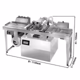 Tempéreuse à chocolat / Chocotemper - 11 kg - 1,1 kW - avec robinet de vidange - incl. surface de rangement avec zone de glaçage