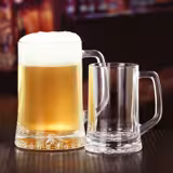 (6 szt.) Kufel do piwa - Beer Specials - 520ml - Transparentny - do zmywarki; zestaw 6 szt.