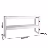 Servis Isıtıcısı - 1500x300mm - 1,44kW - 2 Isıtmalı Kat