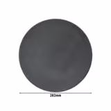 (6 pezzi) SELTMANN WEIDEN | Piatto Coup - piano - Ø 280 mm - antracite