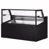 Serve Over Counter - 1580x910mm - double glazing - black front - LED lighting - capacity 230 litres