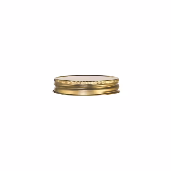 (72 stuks) LIBBEY DRINKING JARS - Deksel - Metaal - Goud - past op 70810, 70811 & 70812
