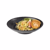 (6 adet) Kase - Melamin - DARK WAVE - 0,75L - köşeli - 225x225mm - Derinlik:50mm - Siyah