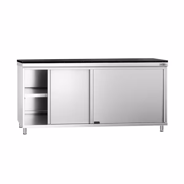 RST-työkaappi PREMIUM – 1800 x 700 mm – liukuovella – graniittinen työtaso mukana