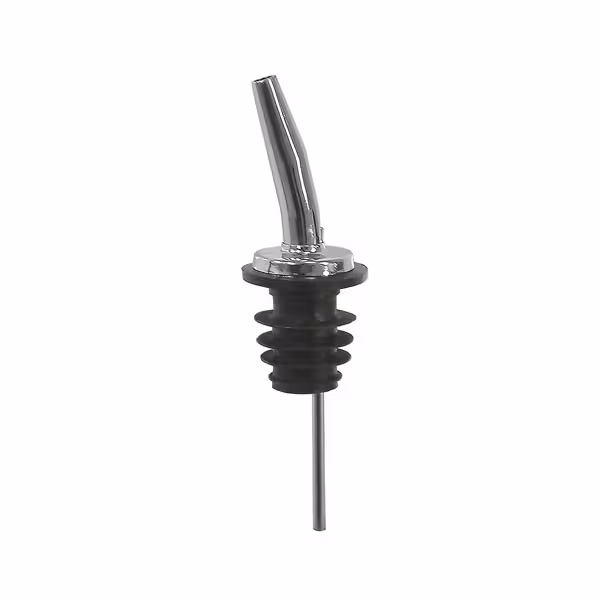 (6 pcs) Bar Professional - Spirit Pourer - Fast - Chrome - Silver - CE-stamped