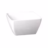 (6 stuks) kom - PURE - Melamine - 1,5l - rechthoekig - 190x190mm - Diepte: 90mm - Wit