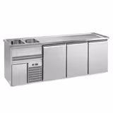 Back Bar Cooler PREMIUM PLUS - 2500x700mm - Triple Solid Doors