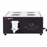 (2 db) Gőzgombóc pároló / dim sum gőzölő - 2,5 kW - manuális - 32 bambuszkosárral és 8 fedővel - hőfok: 30–150 °C