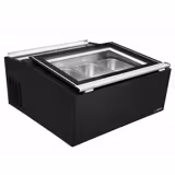 Tisch-Eisivitrine - 772mm - Statisch - mit 3x 5 Liter Behälter - Deckelöffnung zur Bedienungsseite