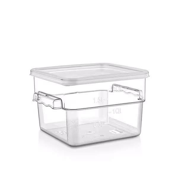 Recipient GN - cu capac - policarbonat - 1,9 litri