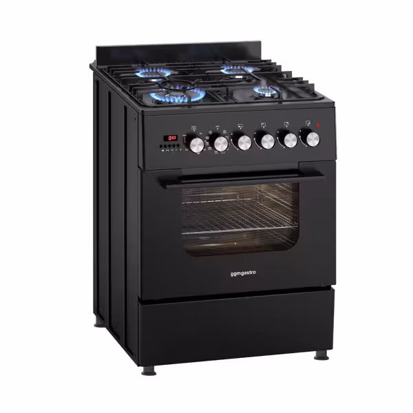 Gáztűzhely – 8,4 kW – 4 égő – elektromos sütővel – 3,85 kW