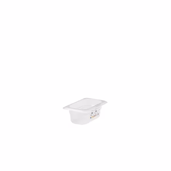 (6 Stück) CAMBRO | SafeTrak - Polypropylen-Behälter GN 1/9 - Milchig - Höhe: 65mm