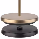 (4 pcs) LED Table Lamp - JOSEF MINI - Rechargeable - Cordless - 3-step dimmable - Ø110mm - Champagne - with Charging Dock