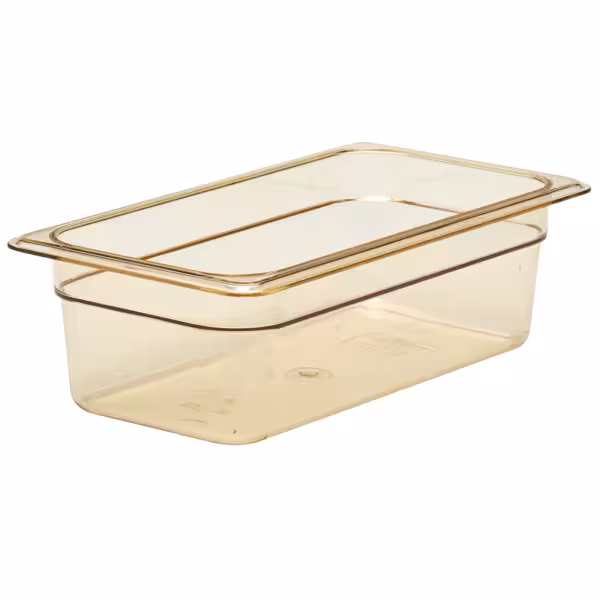 (6 Stück) CAMBRO | H-PAN™ - Hitzebeständiger Behälter GN 1/3 - Bernstein - Höhe: 100mm
