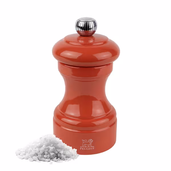 (6 sztuk) PEUGEOT | BISTRORAMA – młynek do soli – drewno – terakota – wysokość: 100 mm