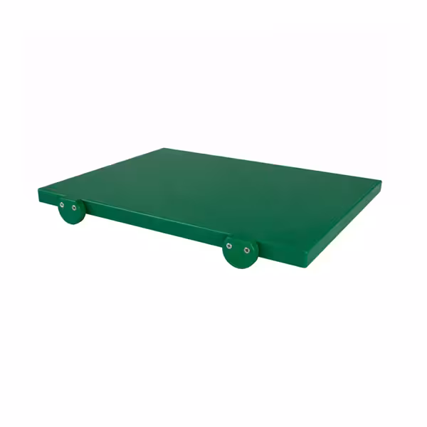 Rutschfestes Schneidebrett mit Stoppern - 300x500mm - HACCP-Konform - Grün