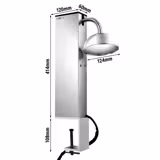 Glasbevriezer - CO2 - Tafelmodel - Alle glazensoorten - Zonder stroom - 244x124x522mm