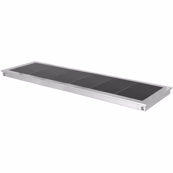 Ankastre Sıcak Yüzey - Paslanmaz Çelik - 2110mm - 6x GN 1/1 - 2,7kW