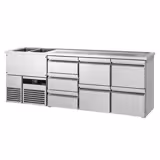 Banco Spillatura Birra PREMIUM - 2500x700mm - 7 Cassetti