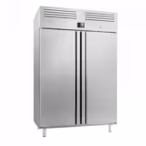 Upright Freezer Stainless steel PREMIUM PLUS - GN 2/1 - 1240L - with 2 doors