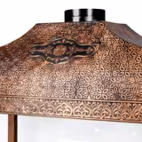 Barbecue à charbon de bois - 1200mm - avec vitrage de sécurité en verre trempé - Surface de cuisson: 1000x500mm