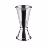 (6 pz) Misurino da bar doppio - Acciaio inox - 2cl & 4cl - con graduazioni interne 1cl & 3cl