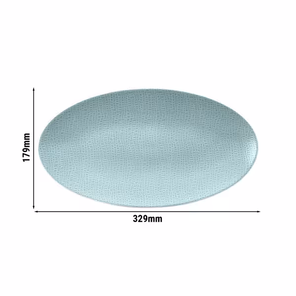 (2 sztuki) SELTMANN WEIDEN | Talerz coupe – 330 x 180 mm – turkusowy