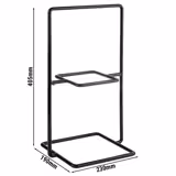 Support de buffet - PERFECTO - métal - carré - Hauteur : 405 mm