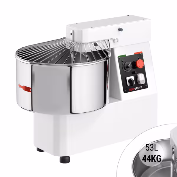 Deegkneedmachine / Spiraalkneder - 53L / 44kg deeg - vaste kom - met timer - 400V