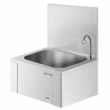 Chiuvetă bucătarului- oțel inoxidabil - cu control genunchi (conexiune pentru apă rece și caldă)