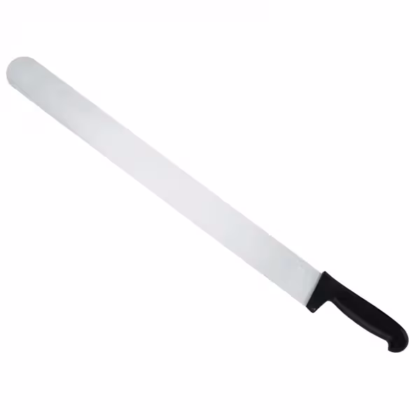 Kebabmes - recht - flexibel - RVS - Lemmet: 480mm