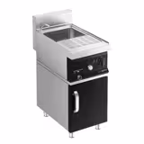 Elektro Nudelkocher mit Wasserhahn - 26 Liter - 6 kW - inkl. Unterbau mit 1 Tür