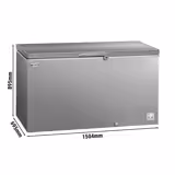 Tiefkühltruhe - 1500mm - 466 Liter - Edelstahldeckel - inkl. Trennwand