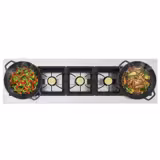 Gas Hob - 42.5kW - 5 burners - with drip tray
