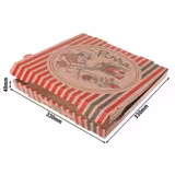 (100 uds) Caja para pizza - PIZZABÄCKER - 33x33x4cm